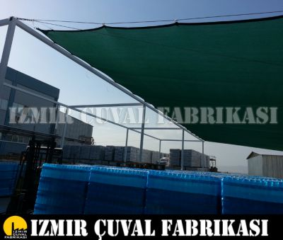4 x 8 mt GÖLGELİK FİLE KENARLARI DİKİMLİ HALKALI - 1