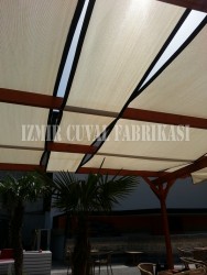 5 x 10 mt GÖLGELİK FİLE KENARLARI DİKİMLİ HALKALI - 3