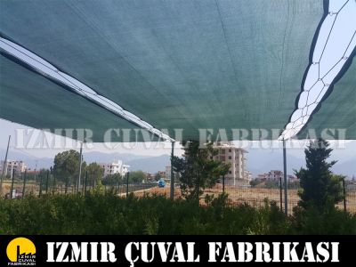 5 x 10 mt GÖLGELİK FİLE KENARLARI DİKİMLİ HALKALI - 9