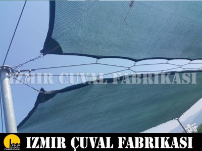 5 x 10 mt GÖLGELİK FİLE KENARLARI DİKİMLİ HALKALI - 10