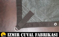 5 x 10 mt GÖLGELİK FİLE KENARLARI DİKİMLİ HALKALI - 12